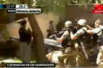 Los prófugos estaban armados y  abatidos por el cansancio