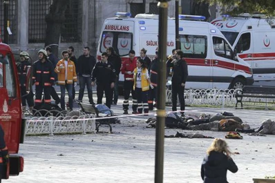 Al menos 10 muertos por un atentado en el centro de Estambul