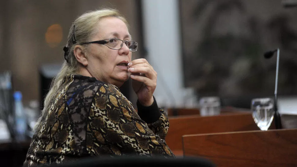 EN EL JUICIO. Ana María Taviansky durante el debate oral que se realizó en Tucumán. LA GACETA / FOTO DE ANTONIO FERRONI