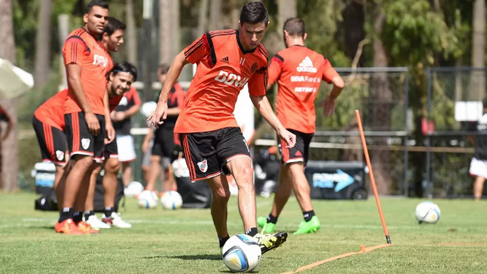 TERCER REFUERZO. Nacho Fernández en su primer día de pretemporada con el Millonario.
FOTO TOMADA DE WWW.CARIVERPLATE.COM.AR