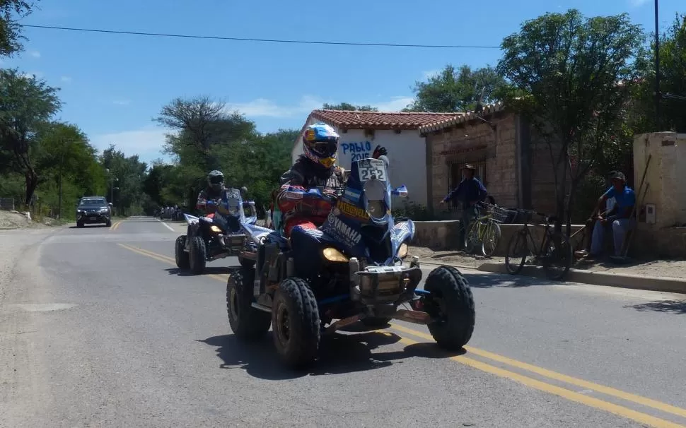 EN LOS VALLES. Marcos le sacó lustre a su Yamaha y llegó con una ventaja que le permitió desbancar a su hermano. la gaceta / foto de osvaldo ripoll