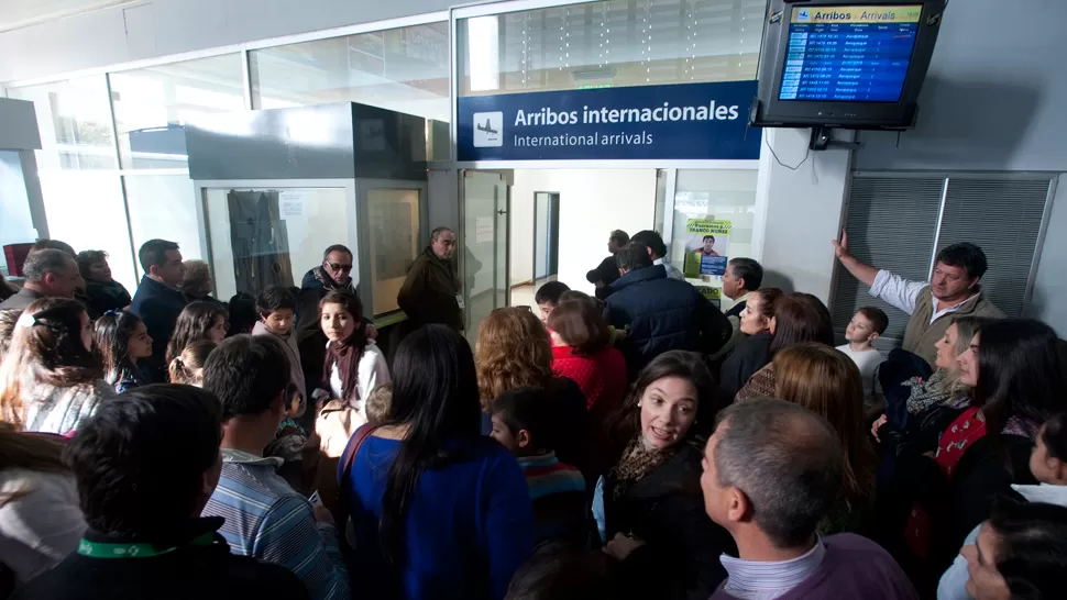 AEROPUERTO BENJAMÍN MATIENZO. El vuelo que debía llegar durante la mañana se canceló. ARCHIVO