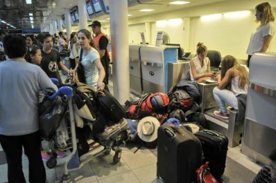 Día de pesadilla para los pasajeros de LAN