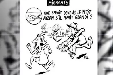 Charlie Hebdo publicó una polémica caricatura sobre los inmigrantes