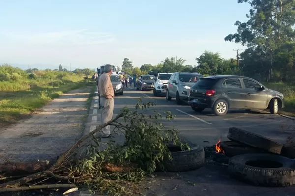 Levantaron el corte de la ruta 157, en uno de los accesos a Simoca