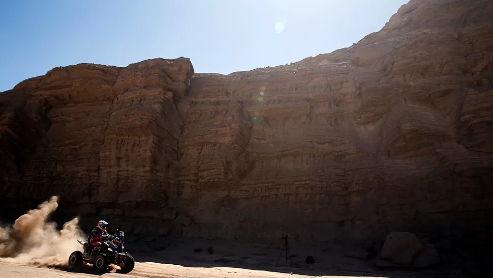 POR SU TERCERA CORONA. Marcos Patronelli ganó el Dakar en Cuatriciclos en 2010 y 2013,
FOTO DE REUTERS