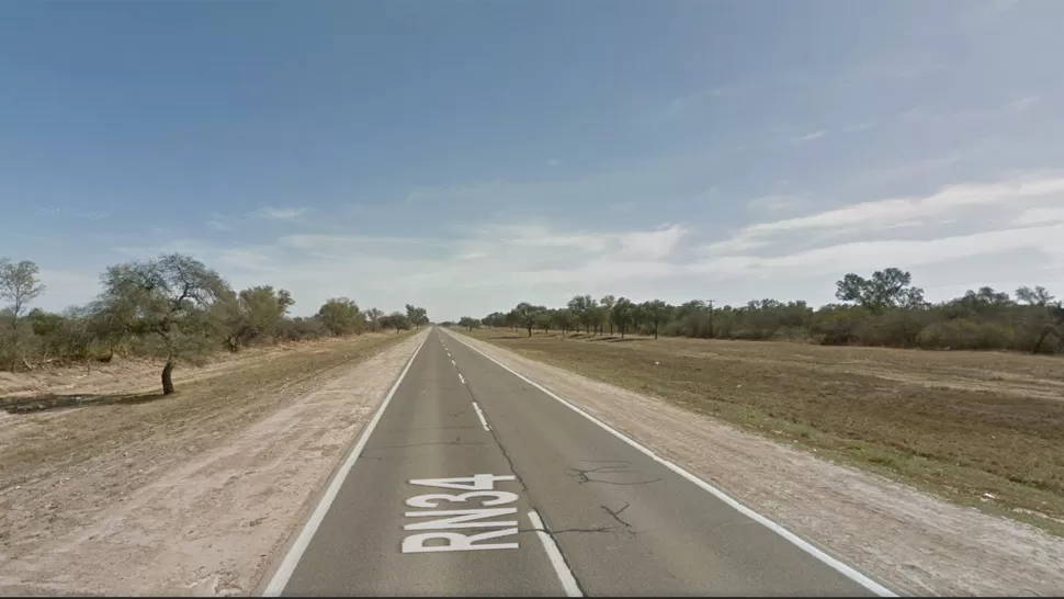 RUTA 34. Kilómetro 254. FOTO TOMADA DE GOOGLE MAPS.
