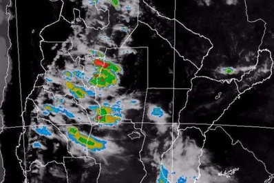 La ruta 65 que lleva a Las Estancias está cortada