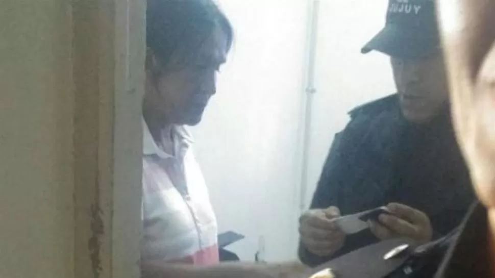 EN LA COMISARÍA. Sala está detenida en una dependencia para mujeres.   