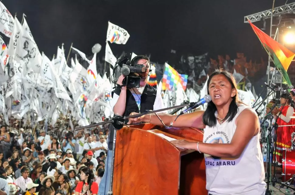 MILAGRO SALA. Tiene una larga disputa política con el gobernador Gerardo Morales. ARCHIVO