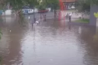 Inundados: la tormenta hizo intransitable algunas zonas de la ciudad
