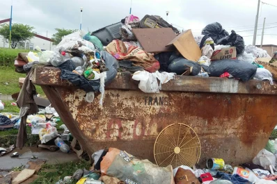 Un barrio recién habitado se vuelve basural