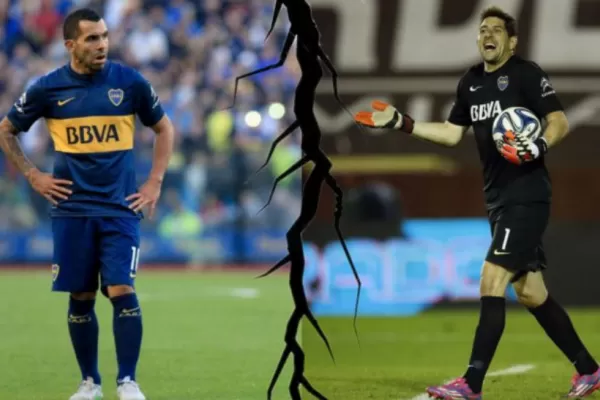 Fuerte cruce entre Orión y Tevez tras la dura caída frente a San Lorenzo