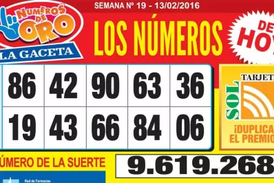 Los Números de Oro de LA GACETA