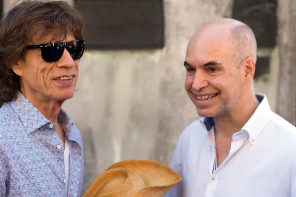 Los Rolling Stones visitaron la quinta de Macri