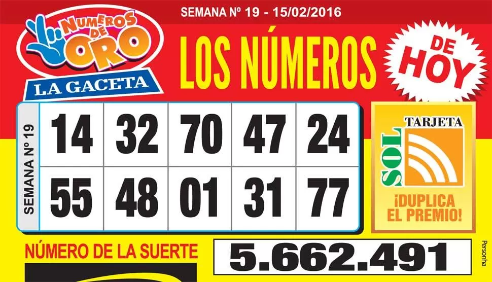 Los Números de Oro de LA GACETA