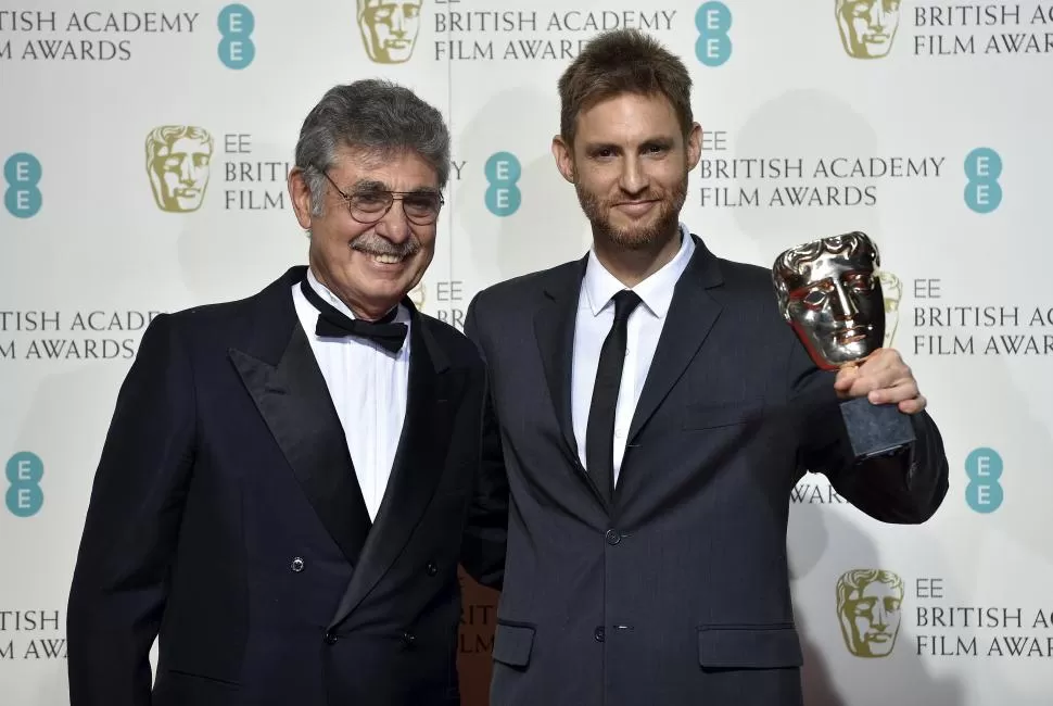 PRODUCTOR Y DIRECTOR. Hugo Sigman y Damián Szifrón recibieron con enorme alegría el premio Bafta.  Reuters.
