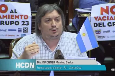 En tono conciliador, Máximo Kirchner pidió negociar de nuevo con los holdouts