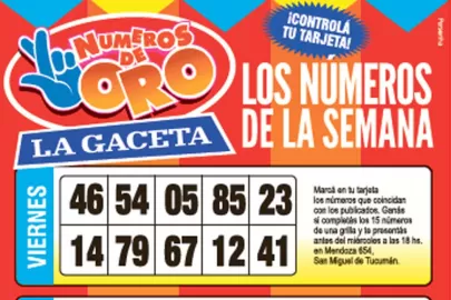 La grilla completa de los Números de Oro
