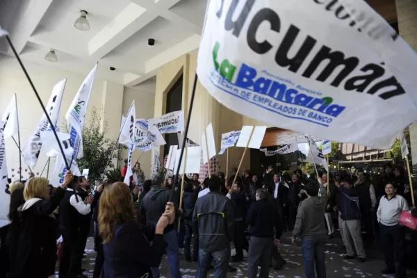 La Bancaria anunció un paro nacional el 14 de abril