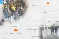 Mapa interactivo: estos son los lugares en los que explotaron las bombas