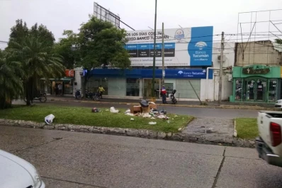 Basurales en plena avenida Aconquija