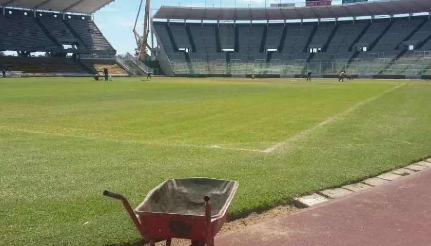 TRABAJAN TODO EL DÍA. Desde Córdoba aseguran que llegará en condiciones al duelo con Bolivia. La AFA colabora. FOTO DE diaadia.com.ar 