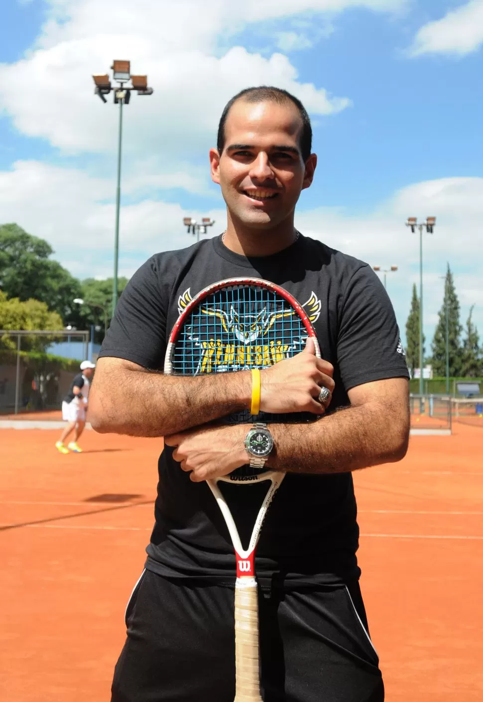 MUY FELIZ. Hatem disfruta haber logrado un título, en una universidad americana. la gaceta / foto de Maria Silvia Granara