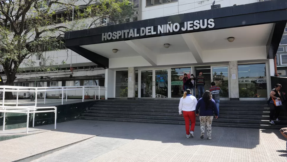 HOSPITAL DE NIÑOS. Acá fue intervenida la nena de cinco años. ARCHIVO