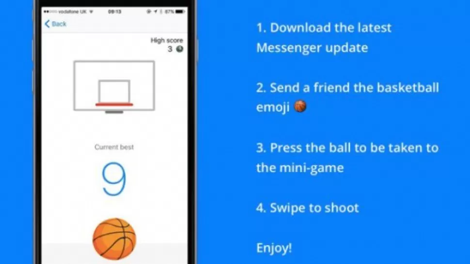 Descubrí el juego oculto que tiene Facebook Messenger