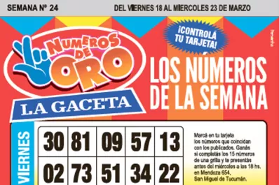 La grilla completa de los Números de Oro