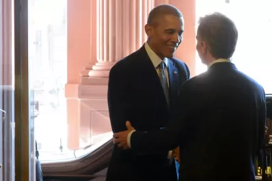 Macri compartió en las redes sociales el detrás de escena