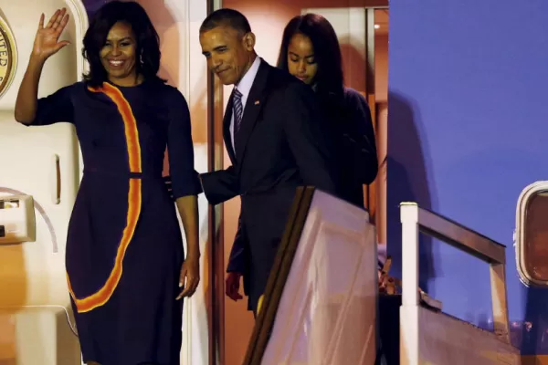 Barack Obama llegó a la Argentina