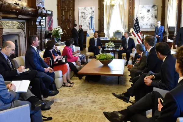 Obama se reunió con Macri en la Casa Rosada