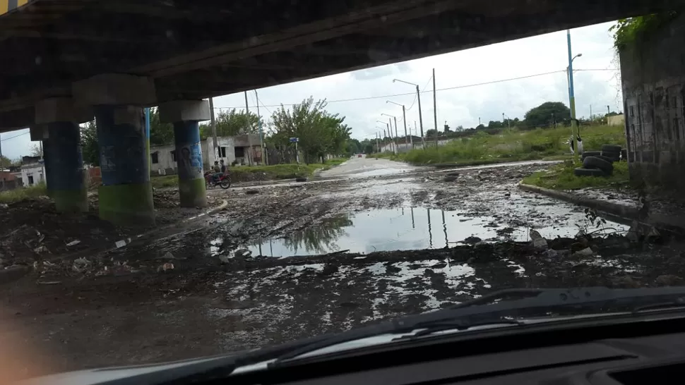 Después de un poco de agua se hace un chiquero