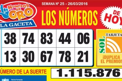 Los Números de Oro de LA GACETA