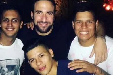 Video: Higuaín y Rojo de fiesta en un boliche de Palermo