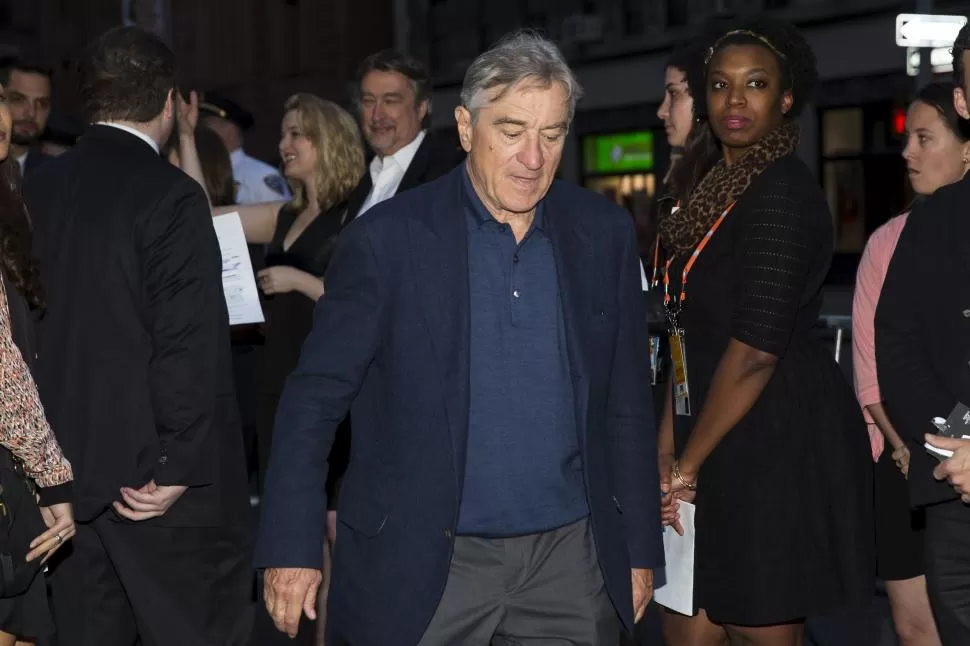 GIRO. De Niro pensó primero pasar el filme para promover el debate. reuters 