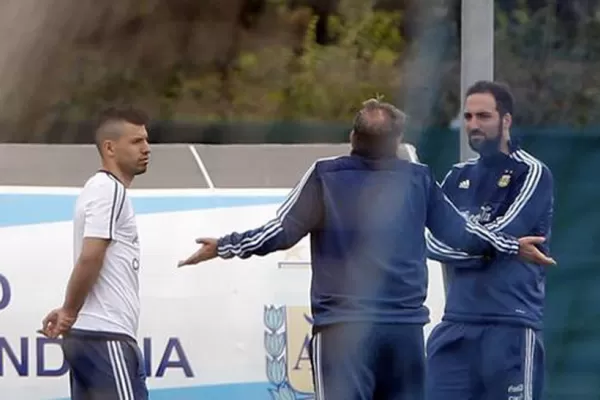 Agüero, firme: es imposible jugar con Higuaín; me banqué por años ser suplente de Tevez