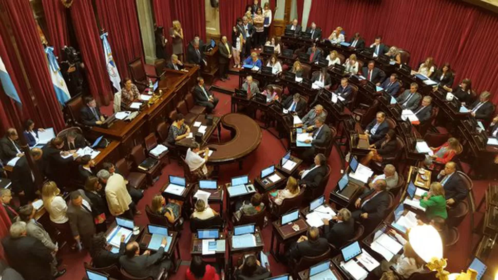 SENADO. Los parlamentarios discuten el acuerdo con los holdouts. FOTO TOMADA DE TWITTER