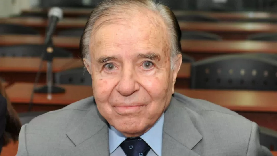 CARLOS MENEM / IMAGEN DE ARCHIVO