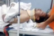 Chano chocó contra un camión y está internado