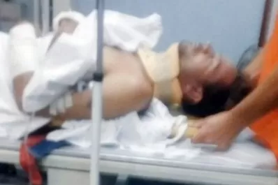 Chano chocó contra un camión y está internado