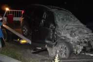 Así quedó el auto de Chano de Tan Biónica