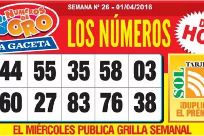 Los Números de Oro de LA GACETA