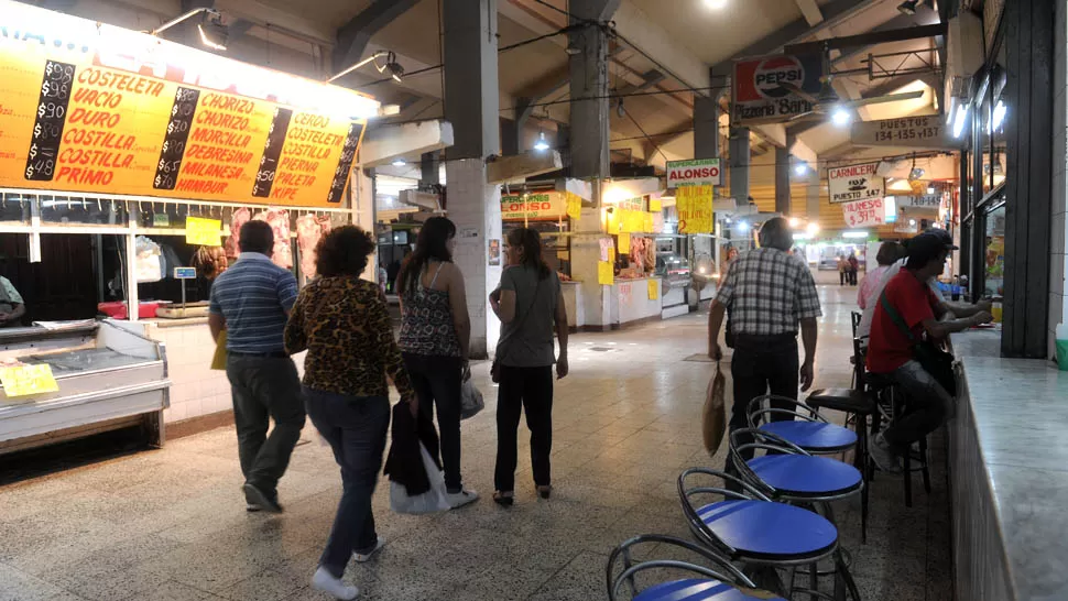 MERCADO DEL NORTE. El edificio será desinfectado. LA GACETA / FOTO DE ANTONIO FERRONI