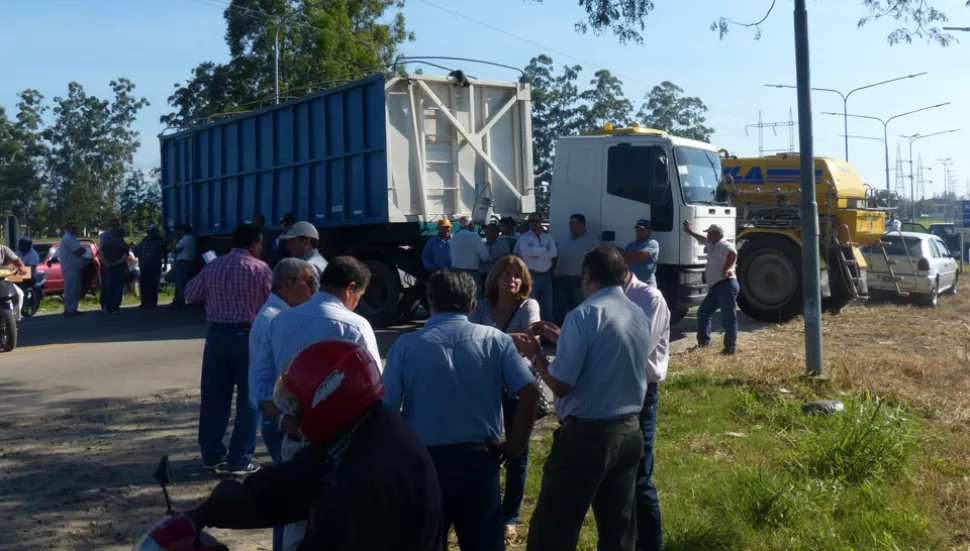 RECLAMO. Los pequeños y medianos productores protestaron en las rutas en los últimos días. LA GACETA 