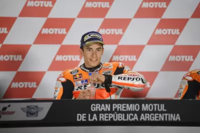 Márquez nunca dejó de sonreír