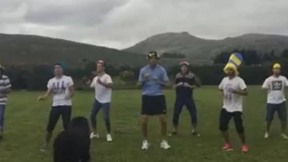 Video: Del Potro se luce siguiendo el ritmo del Piky Challange