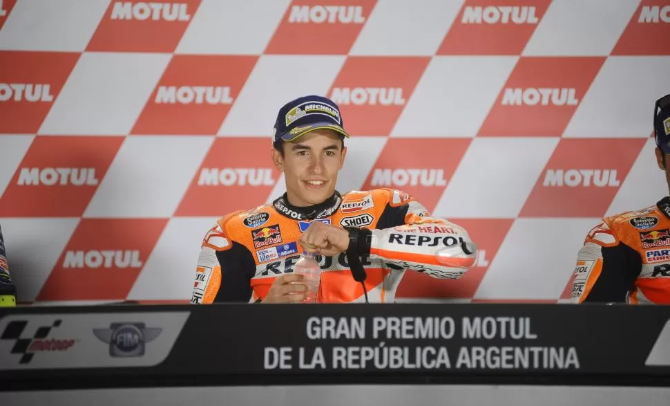 MEJOR, IMPOSIBLE. Márquez tuvo un cierra de jornada perfecto en Las Termas.  